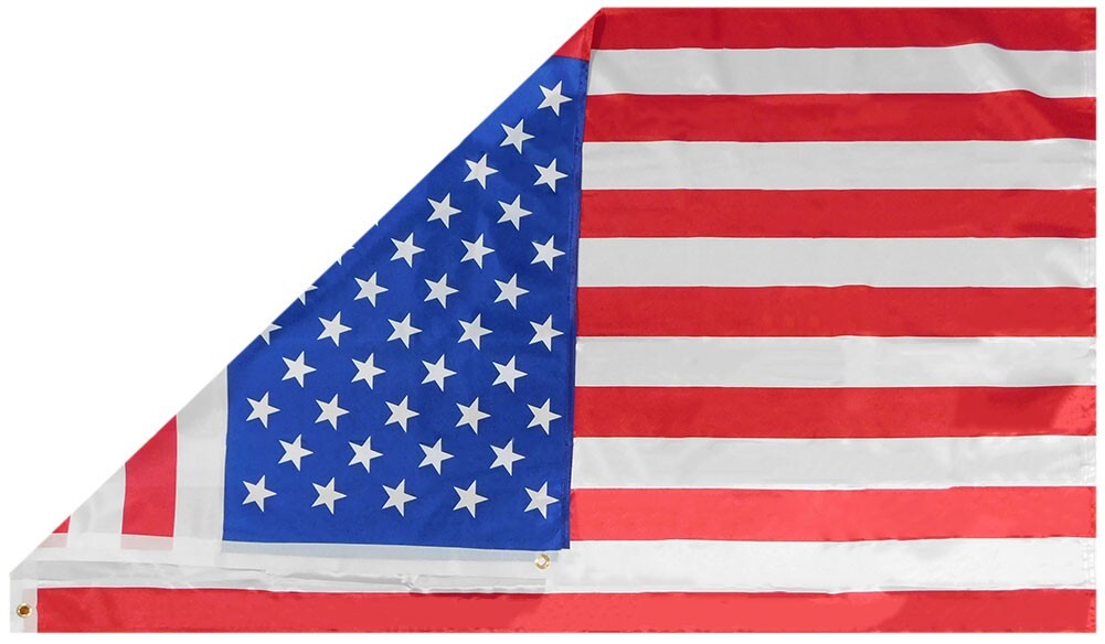 2x3 American Flag With Pole 2x3 Ft USA Flag - 50 Star American Nylon Poly Flag With Grommets For Home & Outdoor Patriotic House Banner - Foto 9
