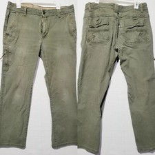 Men's Legendary Outfitters 34x30 Olive Green Pants Adventurer Rugged Hiking