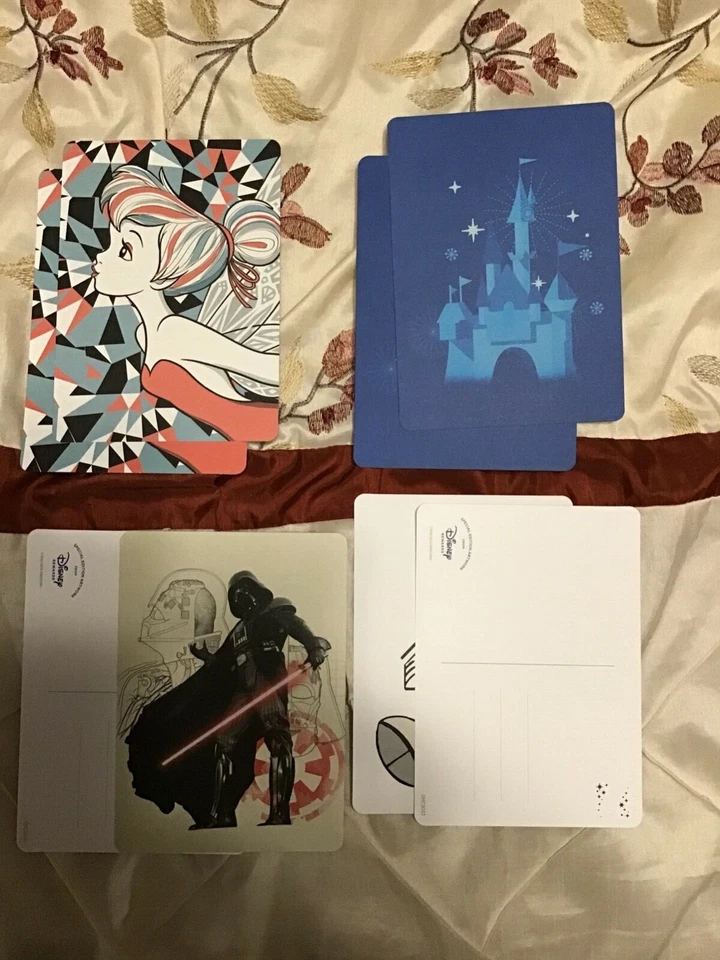 Juego de 12 postales Disney 5x7 recompensas Disney edición especial obra de arte Tinker Bell Foto 2 de 2