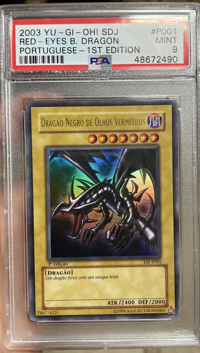1st Ed 2003 SDJ Red Eyes Black Dragon Ultra Rare DIJ-P001 1st Ed 2003 SDJ Red Eyes Black Dragon Ultra Rare DIJ-P001