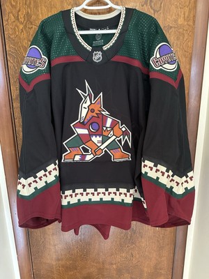 Arizona Coyotes Adidas MIC On Ice PrimeGreen “Kachina” Home Jersey (58G)  NWT!