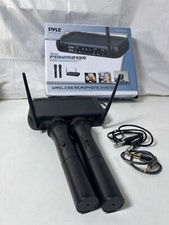 Pyle PDWM2135 Fixed Frequency Wireless Microphone System W/ 2 Microphones