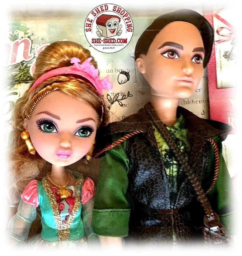 Muñeca Ashlynn Ella Con Hunter Huntsman De Ever After High