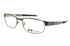 Oakley METAL PLATE OX5038-0655 Brushed Chrome Titanium size 55/18/140 Eyeglasses