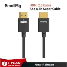 SmallRig Ultra Thin HDMI 2.0 Cable 100cm / 3.28Ft (A to A)  4K Super Cable