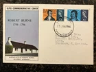 United Kingdom 1966 - Robert Burns FDC with stamp set London