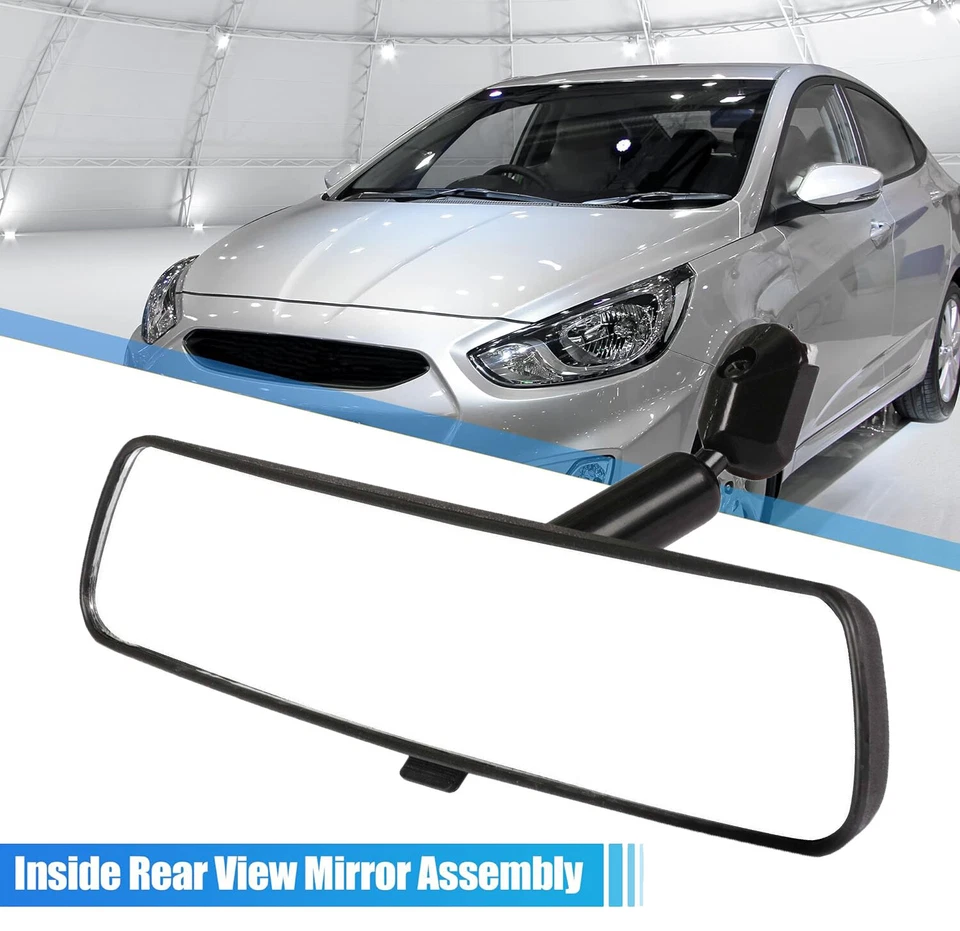 Universal Cars Interior 8" Rearview Rear View Mirror Wide-angle Inside Truck US Foto 4 de 4
