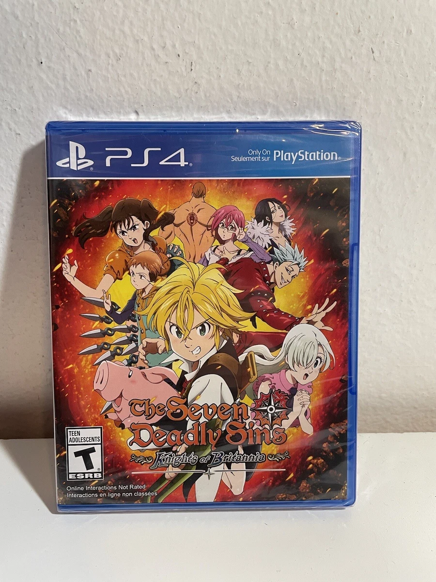 THE SEVEN DEADLY SINS KNIGHTS OF BRITANNIA PLAYSTATION 4 ps4