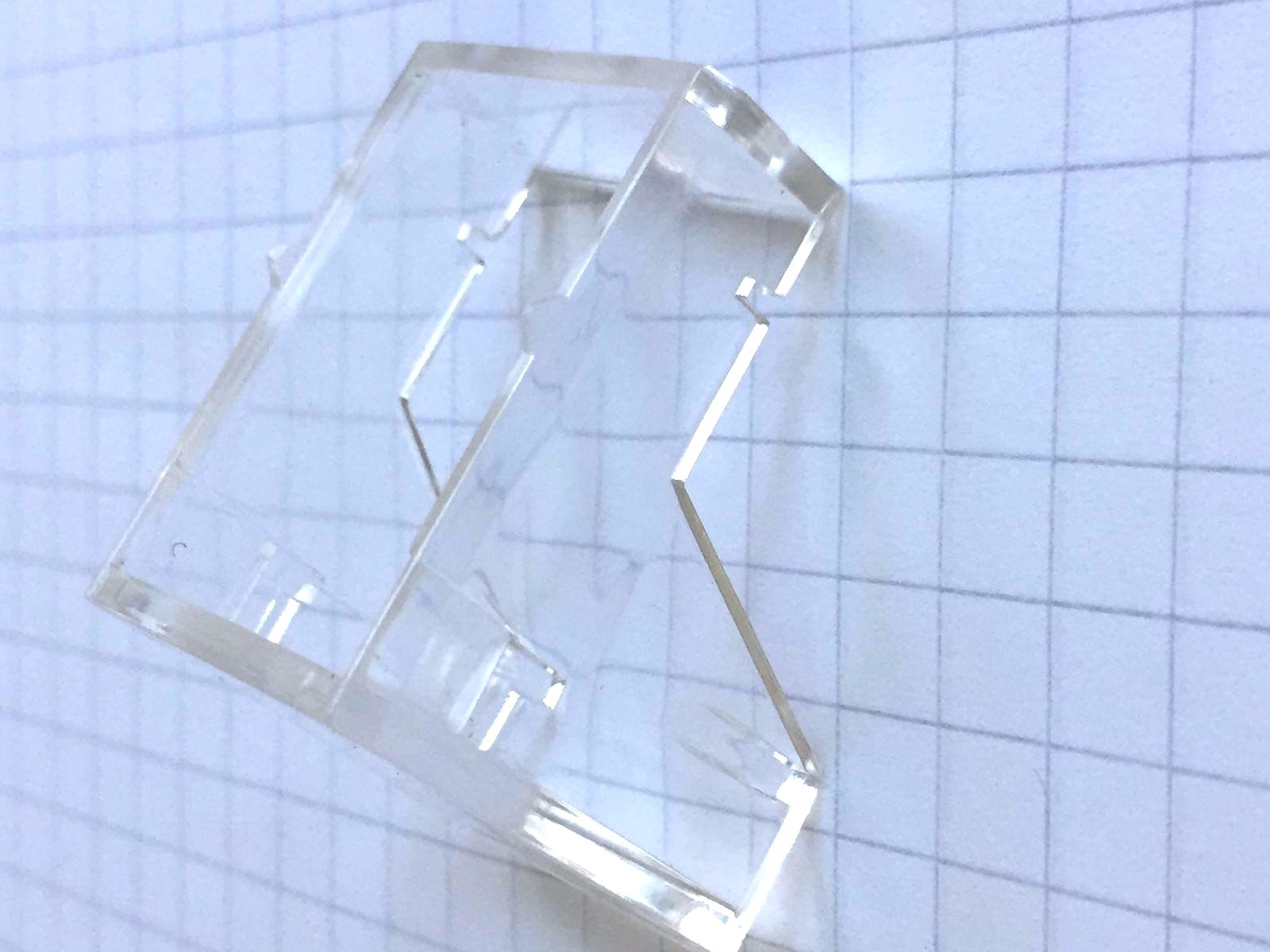 TP-63 TP-70 Tonearm Cartridge Alignment Tool Clear Acrylic Thorens Turntable Cartridge Alignment Gauge - For TP-63 & TP-70 Tonearms By Best Audio Ht Instruments - Foto 2