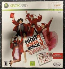 NEW OPEN BOX XBOX 360 Live High School Musical 3 Senior Year Dance Complete Mat