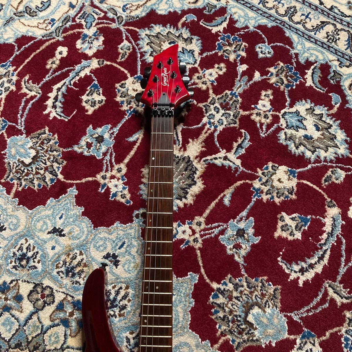 Electric Guitar Grassroots G-FR-56G Red Color Shipped from Electric Guitar Grassroots G-FR-56G Red Color Shipped from