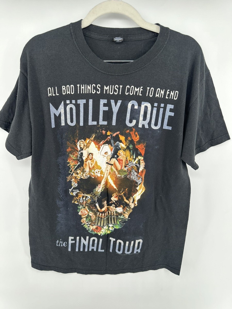 Motley Crue The Final Tour 2014 Band T-shirt Size M | eBay