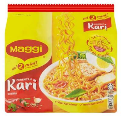 Maggi Minute Curry Flavour Noodles x 79g