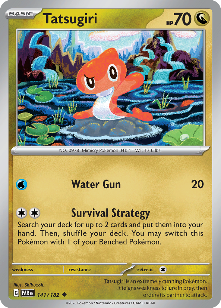 Tatsugiri 141/182 Uncommon | Paradox Rift | Pokemon Card | eBay