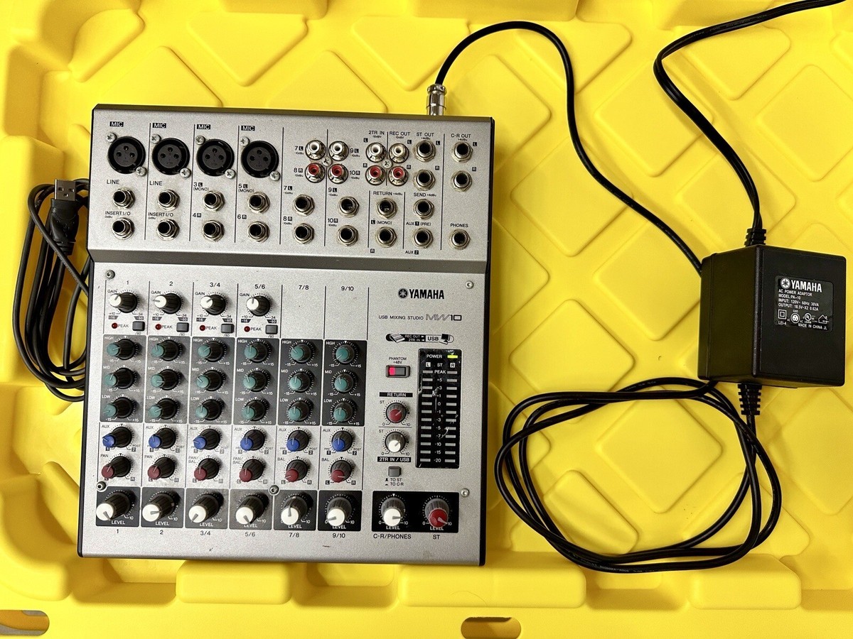 YAMAHA ヤマハ MW10 USB MIXING STUDIO ミキサー Yamaha MW10 10-Channel USB Mixer | zZounds