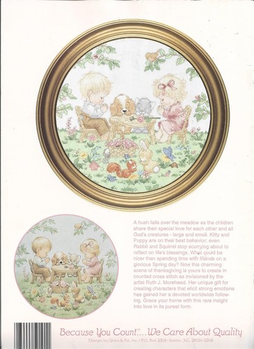 Life's Little Blessings: Let Us Give Thanks - Cross Stitch Instruction Booklet - Picture 2 of 2