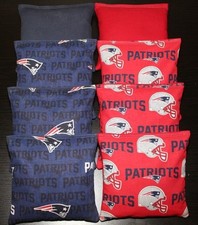 New England Patriots Cornhole Bags 8 ACA Regulation Corn Hole Bean Bags Tailgate