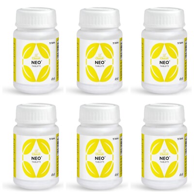 6 x Charak NEO Tablets (75tab) Herbal Ayurvedic Sexual Wellness