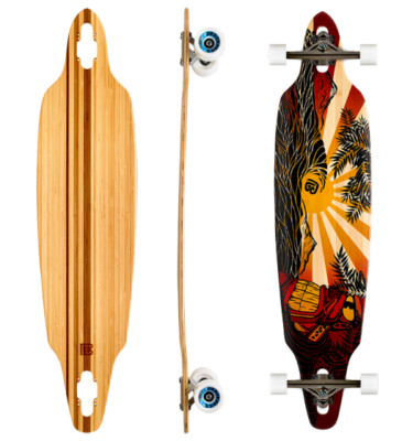 Pacific Sunset Directional Drop Through Longboards  (Deck Only) 