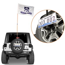 Spare Tire License Plate Holder Mount Flag Bracket Fit Jeep Wrangler Tj Jk 97-18 Spare Tire License Plate Holder Mount Flag Bracket Fit Jeep Wrangler Tj Jk 97-18