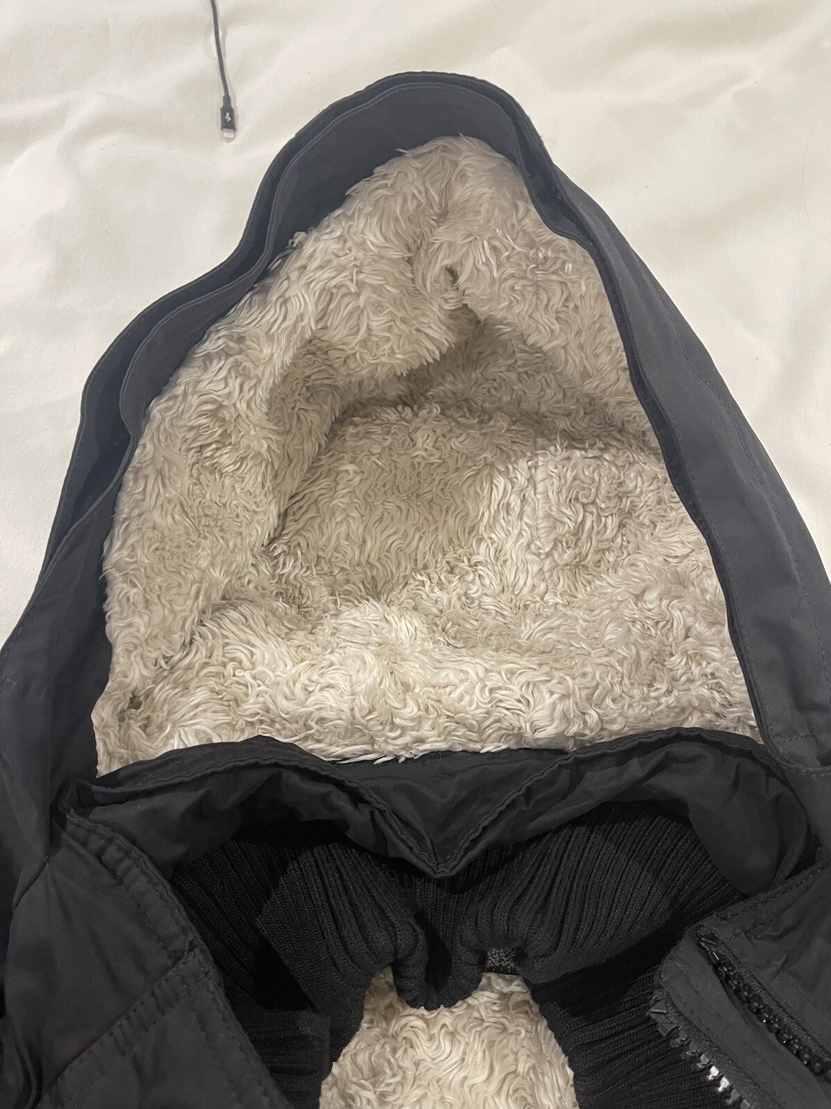 Superdry Microfibre The Windparka M Medium black Parka Jacket image 3