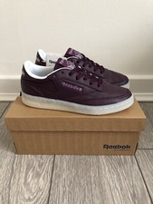 Image of Reebok Classic Club C 85 OTC Purple Trainers - Size UK 3.5