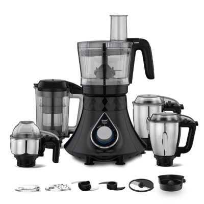 Preethi Zodiac Cosmo MG236 Mixer Schleifmaschine 750 Watt Mit 5 Krüge Black @ US