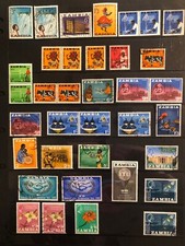 Stamps of Zambia - collection of mint and used stamps