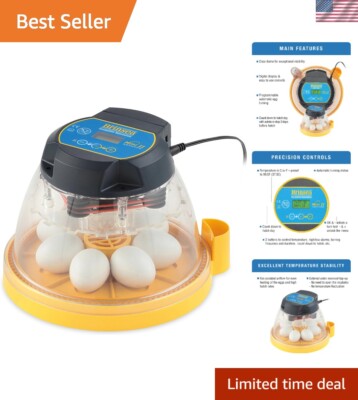 Mini II Advance Egg Incubator with Automatic Egg Turning and Temperature Cont...