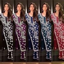 READYMADE WOMEN SHARARA KURTI PLAZZO INDIAN SALWAR KAMEEZ SUIT