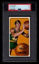 PAT RILEY 1970 TOPPS BASKETBALL ROOKIE CARD #13 PSA 3 VG TALL BOY HOF NBA. rookie card picture