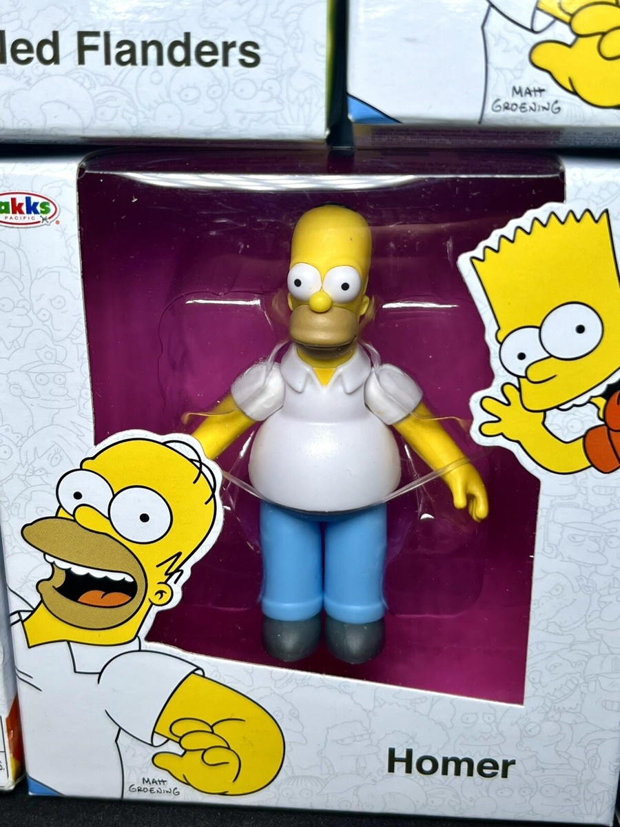 2024 JAKKS The Simpsons 2.5” Figs: HOMER, BART, LISA, NED