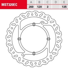 Disque De Frein Galfer DF645CW WAVE Flottant Avant 320x5mm Pour Husqvarna SM - Neuf