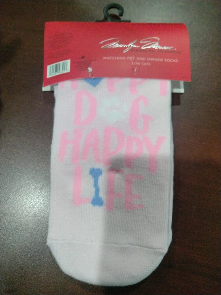 Calcetines Marilyn Monroe a juego para mascota y dueño corte redondo para mujer O/S CORAZONES de perro pequeño Foto 2 de 3
