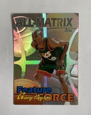 1999-00 Topps All-Matrix #AM8 Gary Payton Seattle Supersonics Basketball HOF 90s