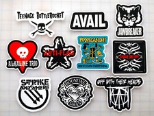 Pop Punk Vinyl Sticker Lot 10 Pack SET 1 melodic skate hardcore emo hardcore