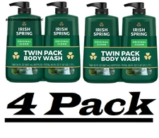Irish Spring Body Wash for Men, Original Clean, 30 oz., 4 pk.