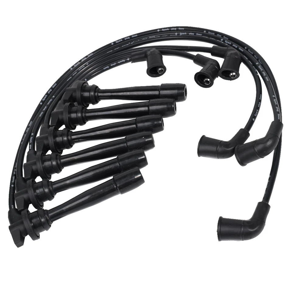 Juego de cables de bujía para 01-08 Hyundai Santa Fe Tiburon 2.7L 2750137B00 V6 GAS Foto 4 de 4