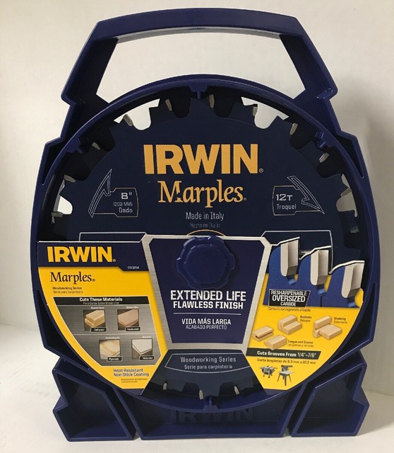 Irwin Marples 12T 8" Dado Blade Set Saw Blades for sale online eBay