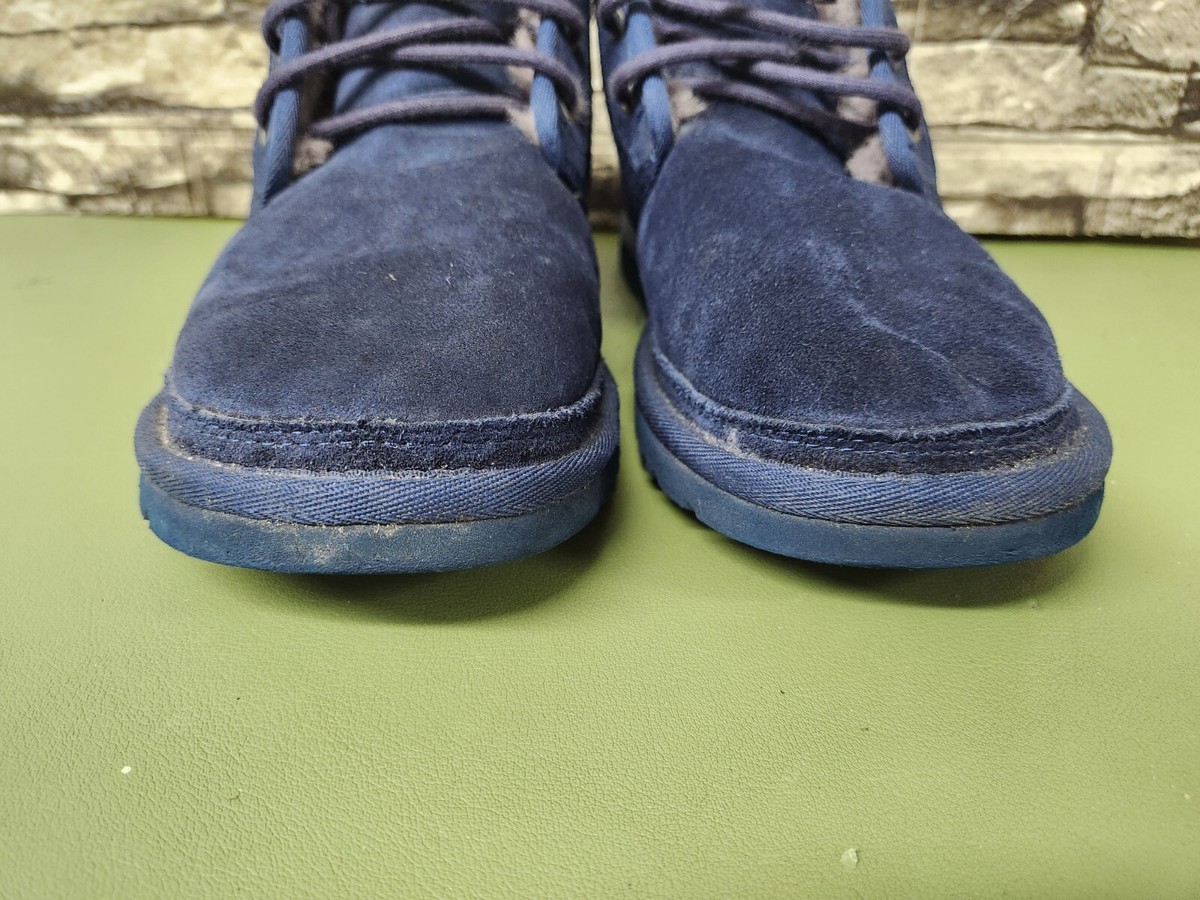 UGG Neumel Chukka Boots Shoes Navy Blue size 8 SN 3236 | eBay