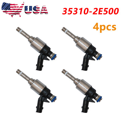 4X Fuel Injectors 35310-2E500 Fits 2014-2017 Kia Forte Soul Hyundai Elantra 2.0L
