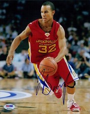 Jerryd Bayless All-American Signed 8x10 Glossy Photo PSA/DNA Authenticated