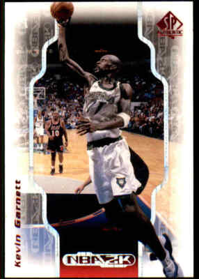 1998-99 SP Authentic #2K19 Kevin Garnett NBA 2K | eBay