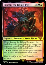 MTG FOIL Sauron, the Lidless Eye  - The Lord of the Rings #288
