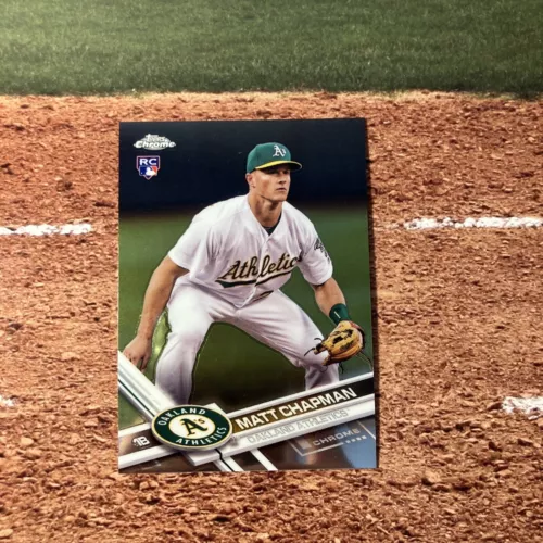 2017 Topps Chrome #HMT53 Matt Chapman RC ( Toronto Blue Jays) 🔥📈