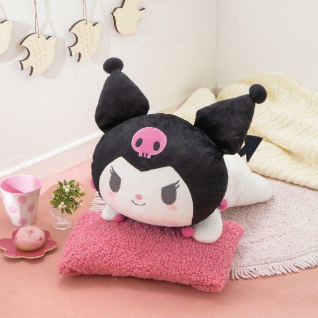 とてもデカいくろみ super big kuromi NEW Sanrio Kuromi Jumbo Big Cuddle Plush Doll Size 450mm
