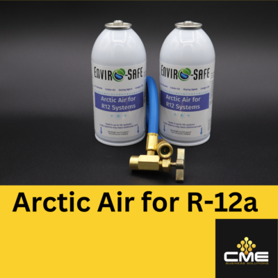 A/C Coolant Envirosafe Arctic Air R-12 Support Kit - 3 Cans With Gauge For Older Car AC Systems R-12 Alternative - Foto 6