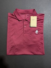 NWT MEN'S NIKE DRI-FIT POLO, SIZE: S, COLOR: MAROON M7
