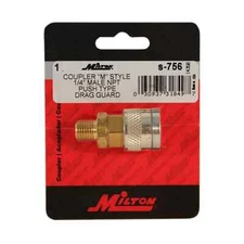 Milton® 1/4" MNPT M-STYLE® Push Type Coupler