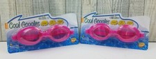 LOT of 2 Adult Cool Goggles Pink for Ages 14 Brand New Sealed Free Ship